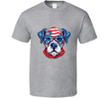 Cool Patriotic Dog Tee Usa Pride Canine Tshirt July 4th T Shirt