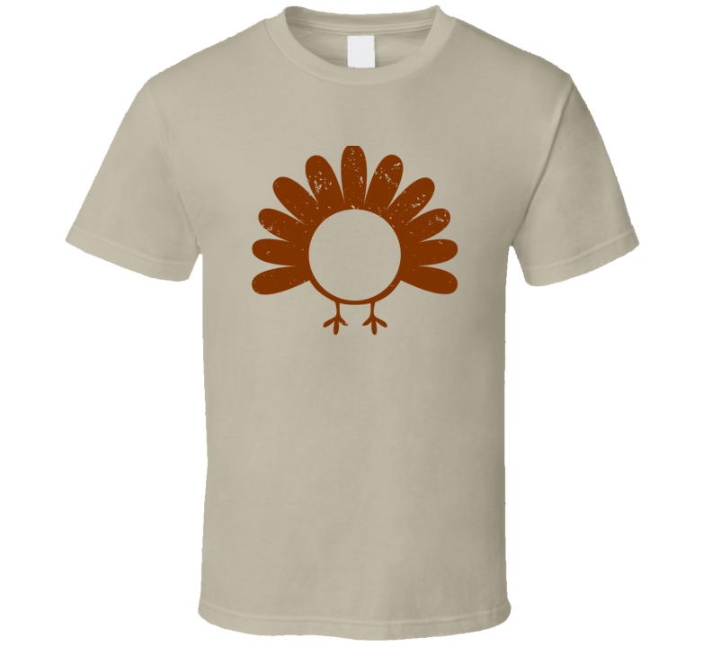 Grunge Turkey Tee Cool Fall Holiday Autumn Novelty Thanksgiving T Shirt