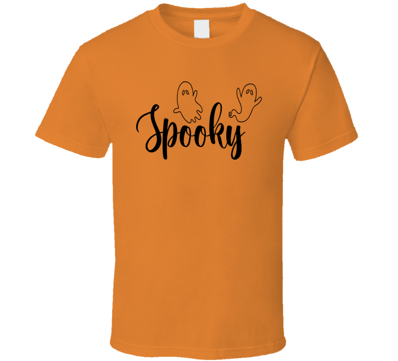 Spooky Ghosts Tee Cool Fall T-shirt Holiday Novelty T Shirt