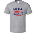 Little Miss America Tee Usa Pride Tshirt July 4th T Shirt