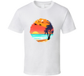 Beach Watercolor  Tee Novelty Ocean Sea Tshirt Summertime Lover T Shirt