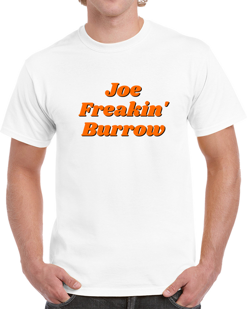Cincinnati Joe Football Unisex Tee Cool Sports Novelty T Shirt Great Shirt for Fans
