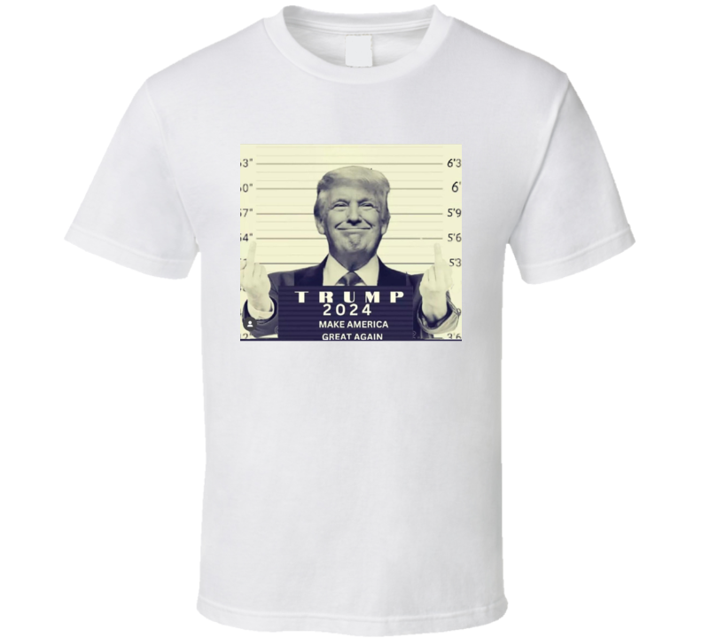 President Trump T-shirt Mug Shot Tee 2024 Maga T Shirt