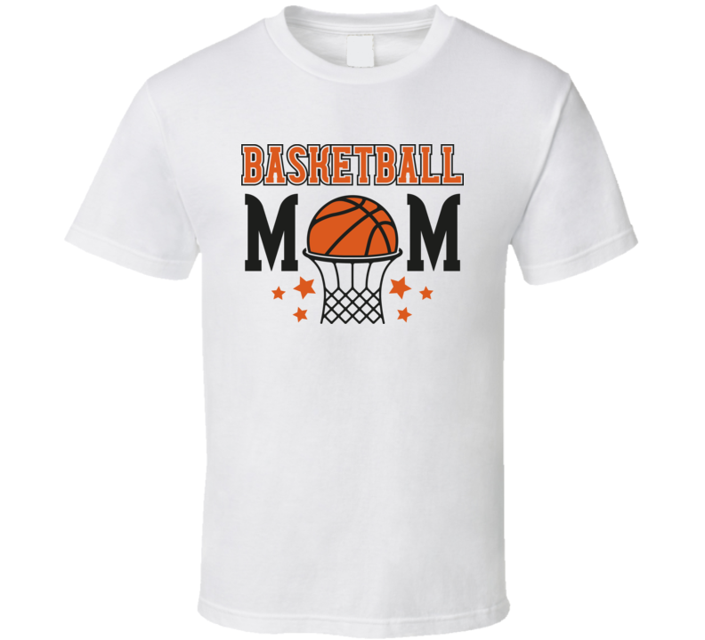 Basketball Mom Tshirt Cool Sports Tee Gift For Mother Hoops T Shirt