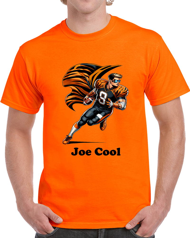Joe Cool Football Quarterback Tshirt New Stylish Bold Tee For True Gridiron Fans T Shirt