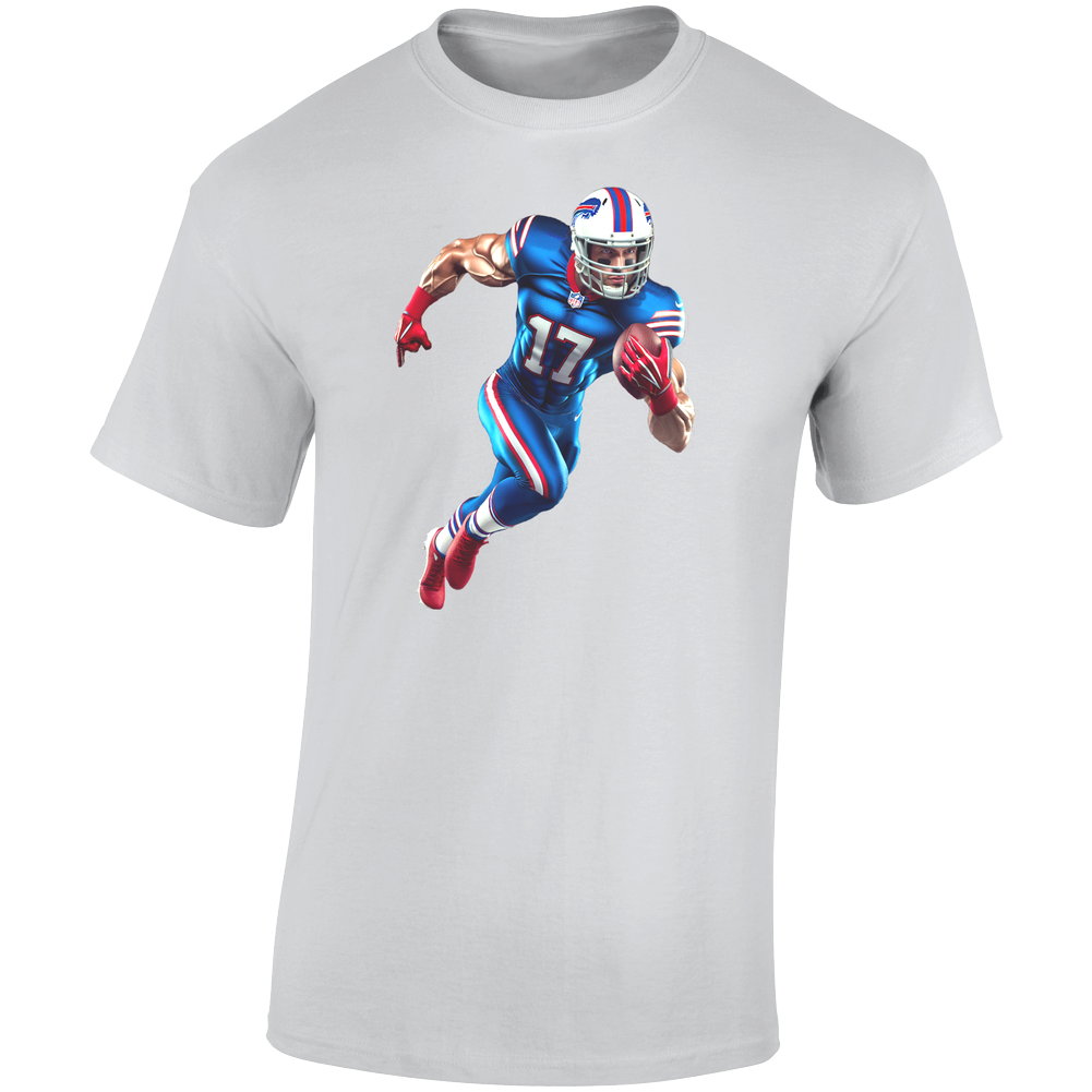 Cool New Athletic Tee Buffalo Quarterback Tshirt Football Player Josh T Shirt