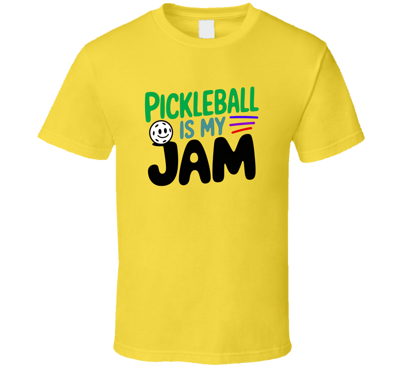 Trendy Pickleball Is My Jam T-Shirt – Cool &amp; Fun Tee For Pickleball Lovers T Shirt