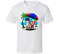 Dog On A Beach T-shirt – Cool &amp; Relaxed Tee For Beach-loving Dog Fans T Shirt