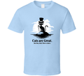 Cats Are Great But They Don't Like To Share – Funny Cat Lover T Shirt
