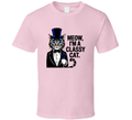 Meow I'm A Classy Cat Tee Funny New Sophisticated Kitty Lover T Shirt