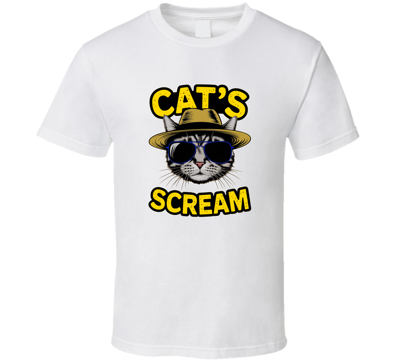 Cats Scream Hilarious New Cat Lover Funny Pet Shirt For Crazy Cat People T Shirt