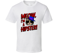 Meow I'm A Hipster T-shirt Funny Cool Cat Lover Tee For Trendy Stylish Feline Fans T Shirt