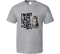 I'm Not Lazy I'm Just A Cat Funny Cat Lover T-shirt For Relaxed Feline Fans T Shirt
