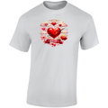 Heart-themed Love Graphic T-Shirt – Cute Romantic Novelty Gift For Him Or Her T Shirt