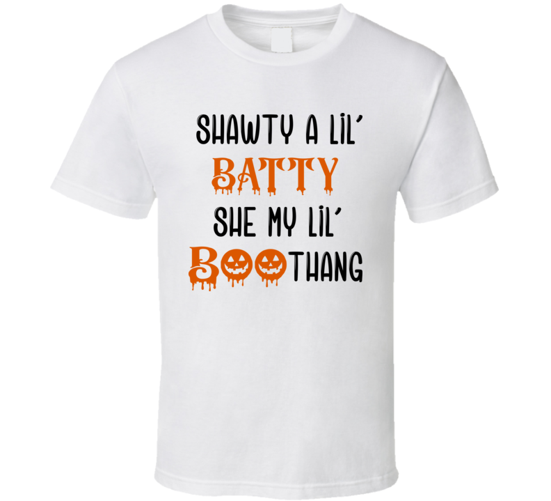 She My Lil' Boo Thang Halloween Tee Cool Fall T-shirt Holiday Novelty T Shirt