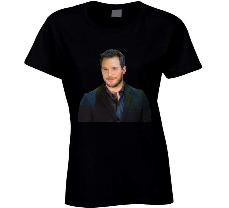 Chris Pratt Fashion T Shirt Jurassic World Star Women's Novelty Glam Tee New