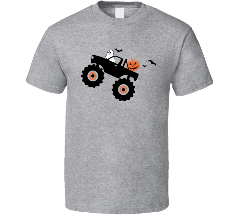 Funny And Cool Monster Truck Halloween Tee Cool Fall T-shirt Holiday Novelty T Shirt
