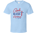 God Bless America Patriotic Tee Usa Pride Tshirt American Flag T Shirt