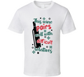 This Wine Pairs Well With Difficult Relatives Tee Fun Christmas Tshirt Holiday T Shirt