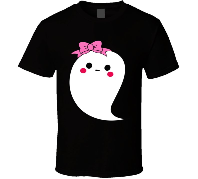 Cute Girl Ghost Halloween Tee Cool Fall T-shirt Holiday Novelty T Shirt
