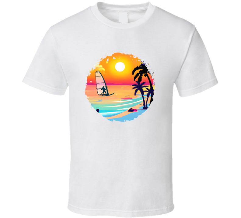 Gorgeous Beach Tee Novelty Tropical Tshirt Summertime Lover T Shirt