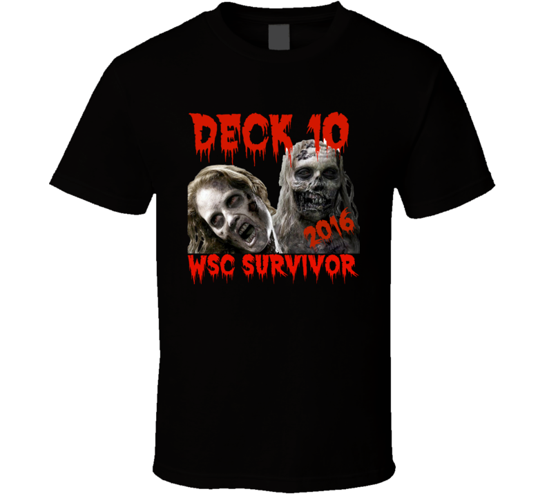 WSC Deck 10 Survivor 2016 T-Shirt