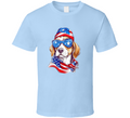 Patriotic Dog Tee Usa Pride Tshirt Independence Dayt T Shirt