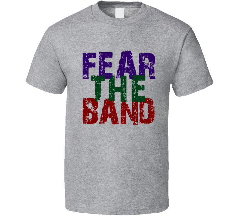 Fear The Band T-Shirt Unisex Fitted Fun Band T Shirt Novelty Rock Music Tee New