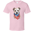 Patriotic Dog Terrier Tee Usa Pride Tshirt July 4th T Shirt