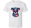 Very Cool Patriotic Dog Tee Usa Pride Tshirt July 4th T Shirt