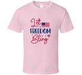 Let Freedom Bling Patriotic Tee Usa Pride Tshirt American Glam T Shirt