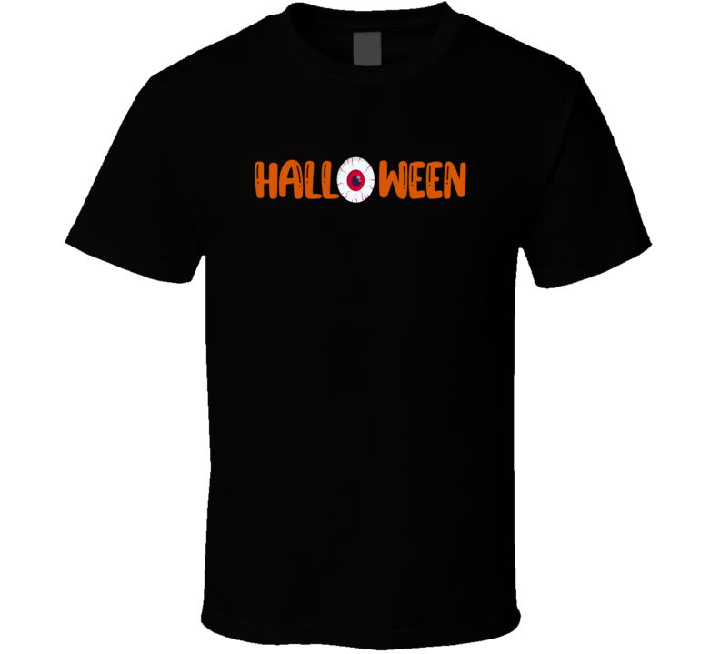 Cool Halloween Blood Eyeball Tee Cool Fall Holiday Novelty T Shirt