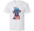 Cool Patriotic Dog Tee Usa Pride Tshirt July 4th Liberty T Shirt