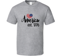 America Est. 1776 Tee Usa Pride Tshirt July 4th T Shirt