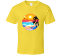 Gorgeous Beach Tee Tropical Sunset Tshirt Summertime Lover T Shirt