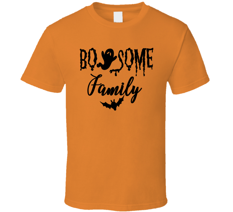 Boosome Family Funny Halloween Tee Cool Fall T-shirt Holiday Novelty T Shirt