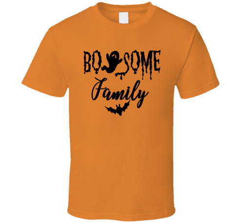 Boosome Family Funny Halloween Tee Cool Fall T-shirt Holiday Novelty T Shirt