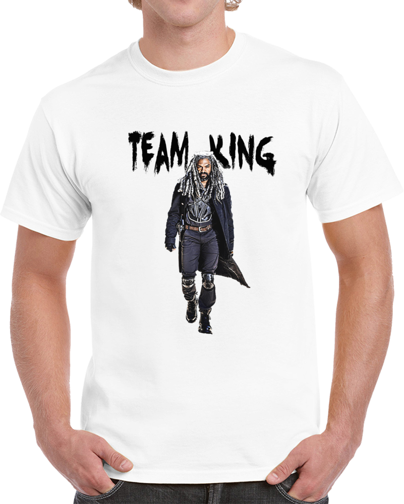 Team King Ezekiel The Walking Dead T-shirt Khary Payton Amc Tv Zombie Novelty T