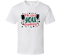 He Sees You Drinking Tee Fun Santa Christmas Tshirt Holiday T Shirt