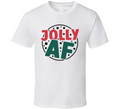 Jolly Af Amusing Tee Funny Christmas Tshirt Holiday T Shirt