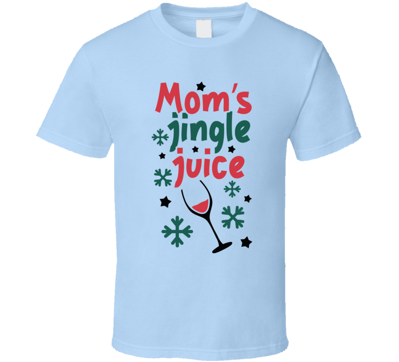Moms Jingle Juice Tee Funny Christmas Tshirt Holiday T Shirt