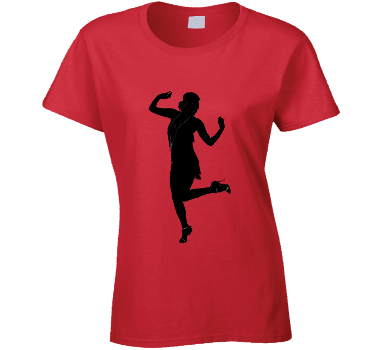 The Great Gatsby T Shirt Flapper Ladies Movie T-Shirt Novelty Glam Fashion New 