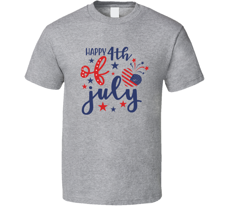 Happy 4th Of July Tee Usa Pride Tshirt July 4th T Shirt