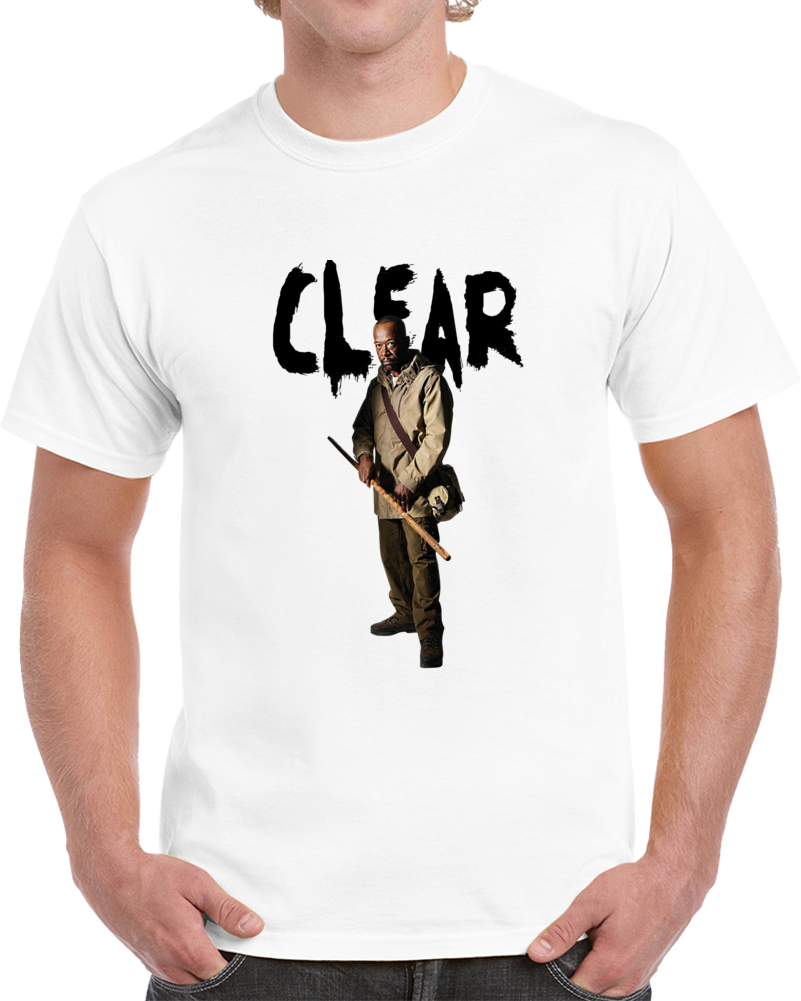 Morgan Jones Clear The Walking Dead Cool T-shirt Lennie James Novelty Zombie Tee