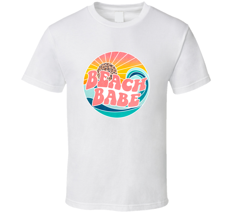 Beach Babe Ocean Tee Cool Summertime T-shirt Summer Season Novelty T Shirt