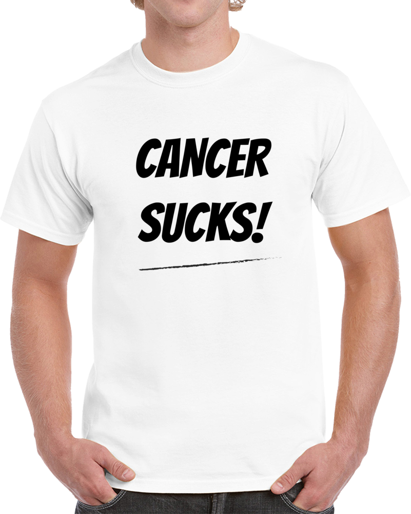 Cancer Sucks Novelty T Shirt Hope And Motivation Awareness Fashion Clothing Tee