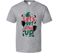 Lets Get Elfed Up Tee Funny Drinking Christmas Tshirt Holiday T Shirt