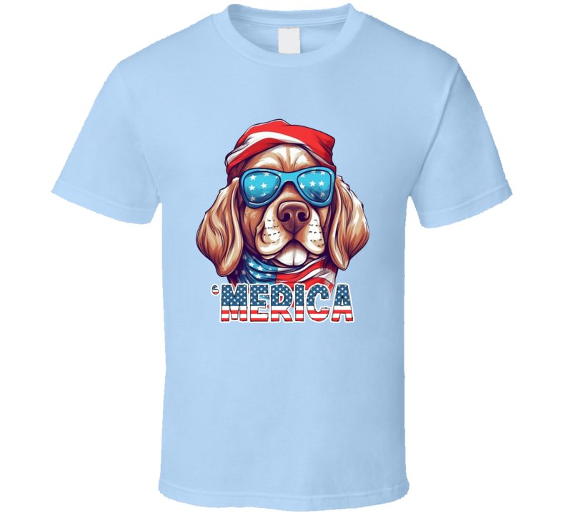 Patriotic Dog 'merica Tee Usa Pride Tshirt July 4th T Shirt