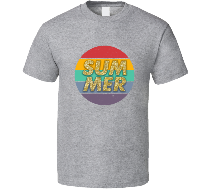 Summer Novelty Tropical Summertime Beach Lover T Shirt
