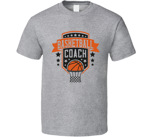 Basketball Coach Tshirt Cool Sports Tee Hoops T Shirt